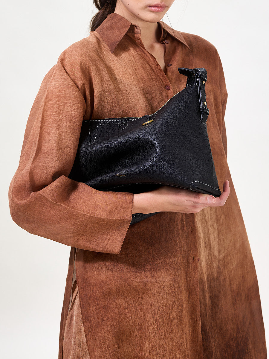 Loreva Hobo Çanta - Siyah