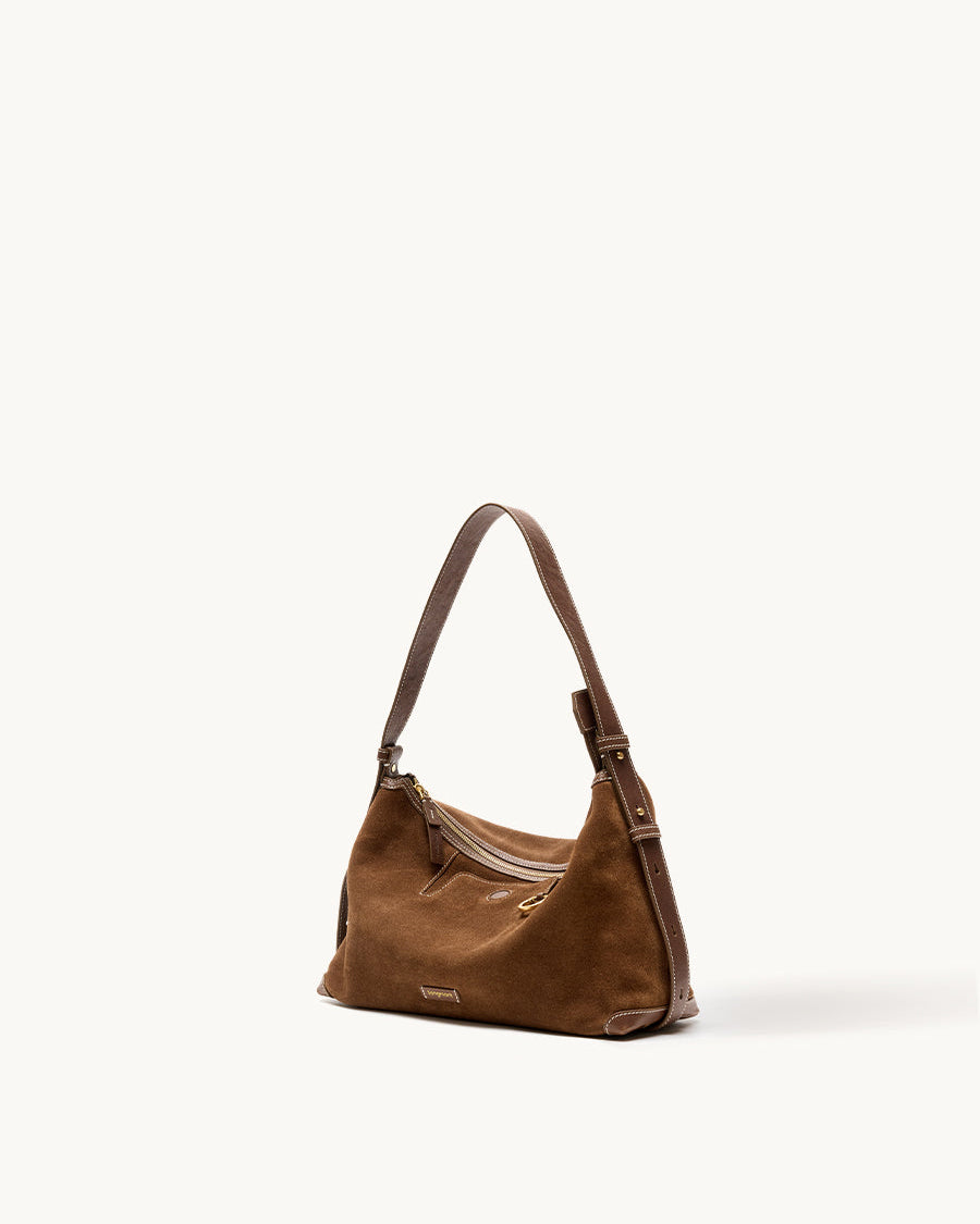 Loreva Hobo Çanta - Süet taba