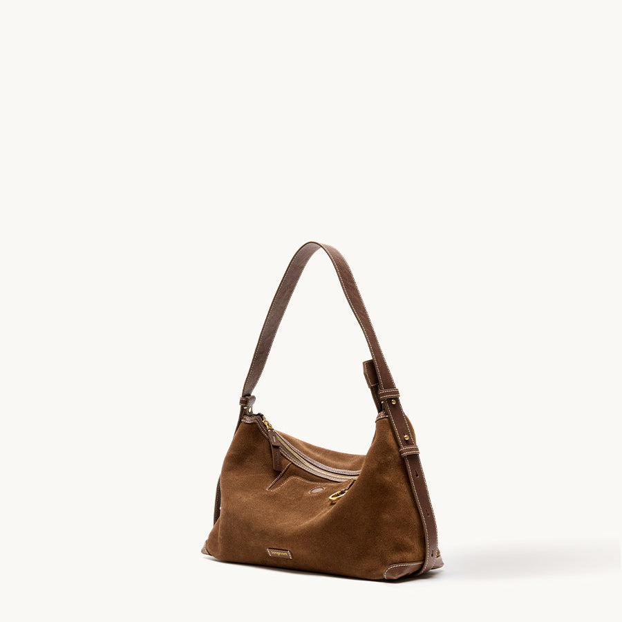 Loreva Hobo Çanta - Süet taba