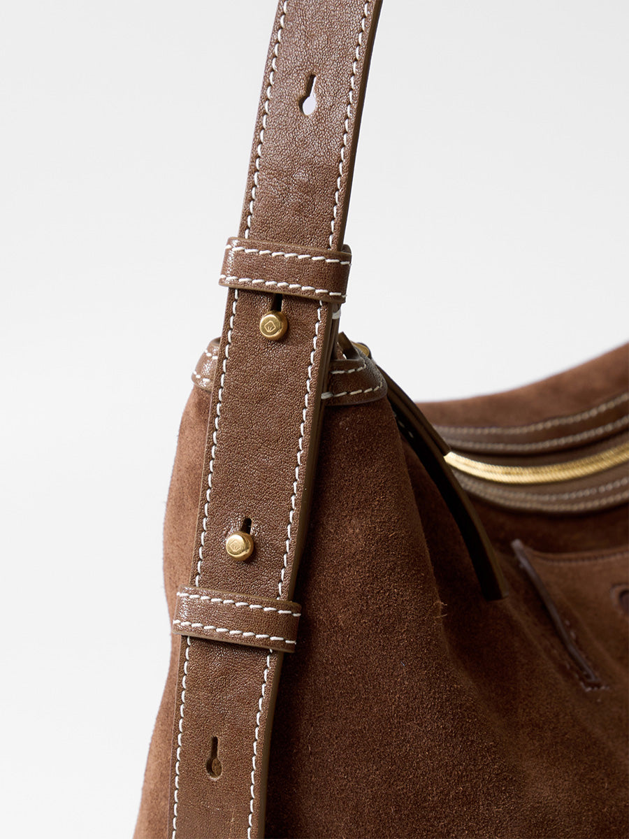 Loreva Hobo Çanta - Süet taba