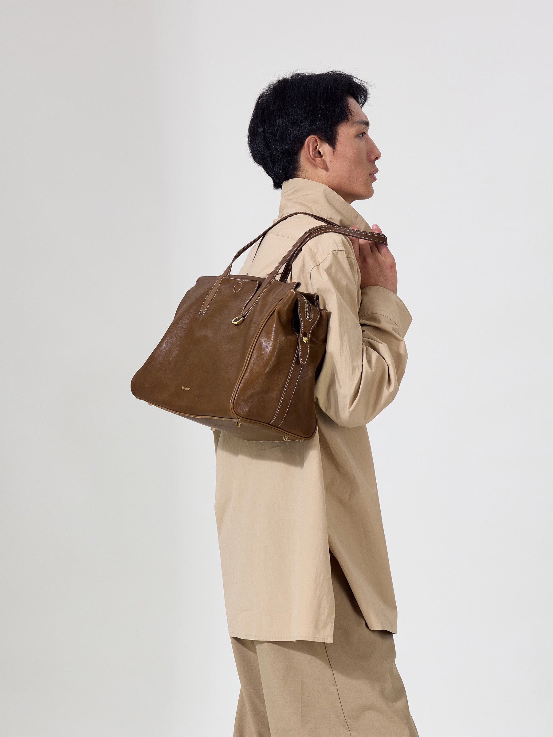 Evara Duffle Çanta - Taba
