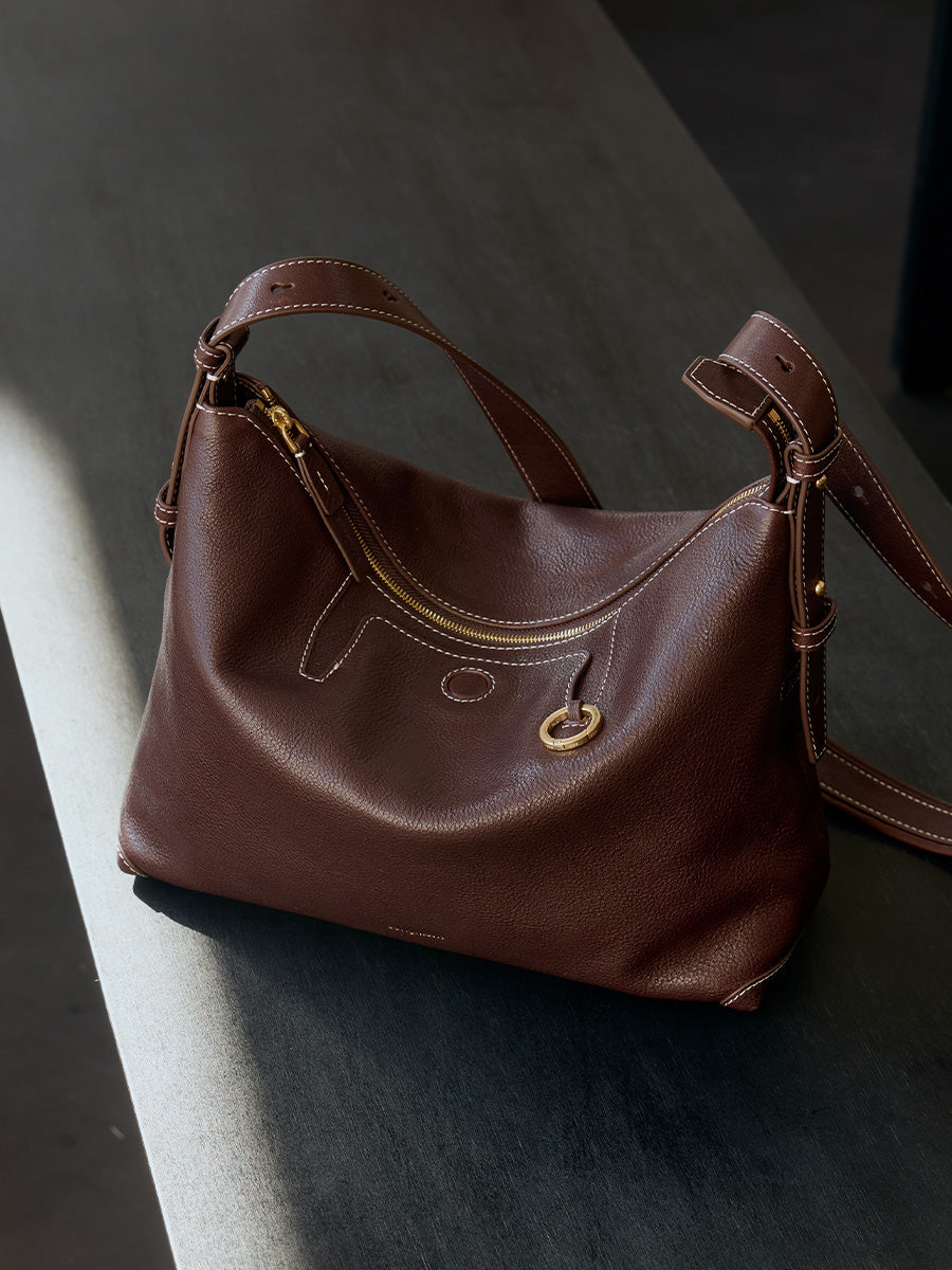 Loreva Small Hobo Çanta - Kahverengi