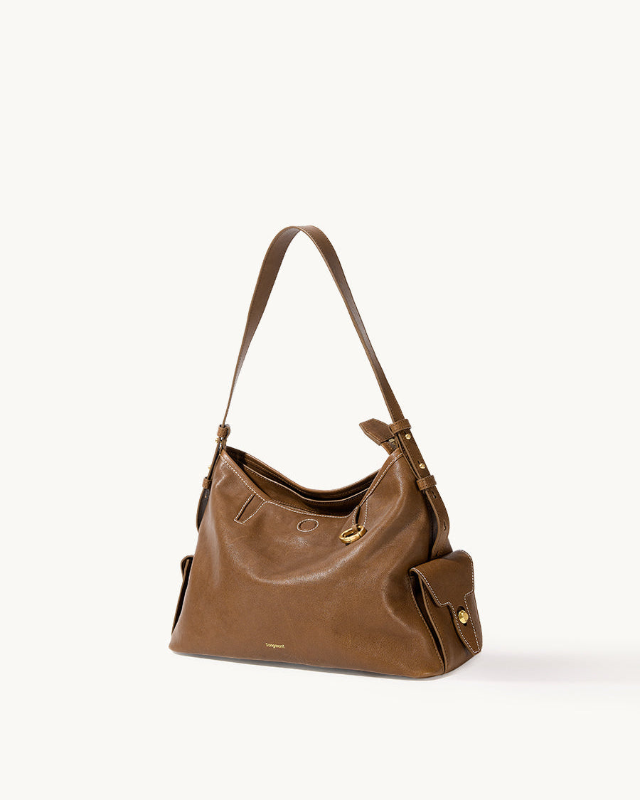 Loreva Large Hobo Çanta - Taba