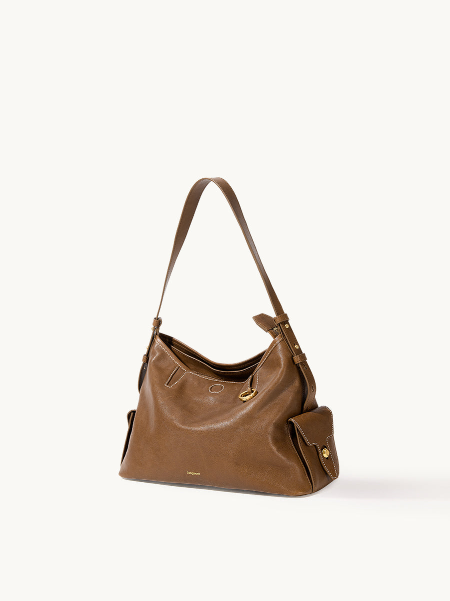 Loreva Large Hobo Çanta - Taba