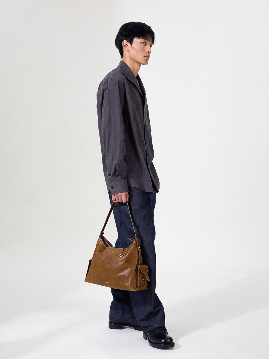 Loreva Large Hobo Çanta - Taba