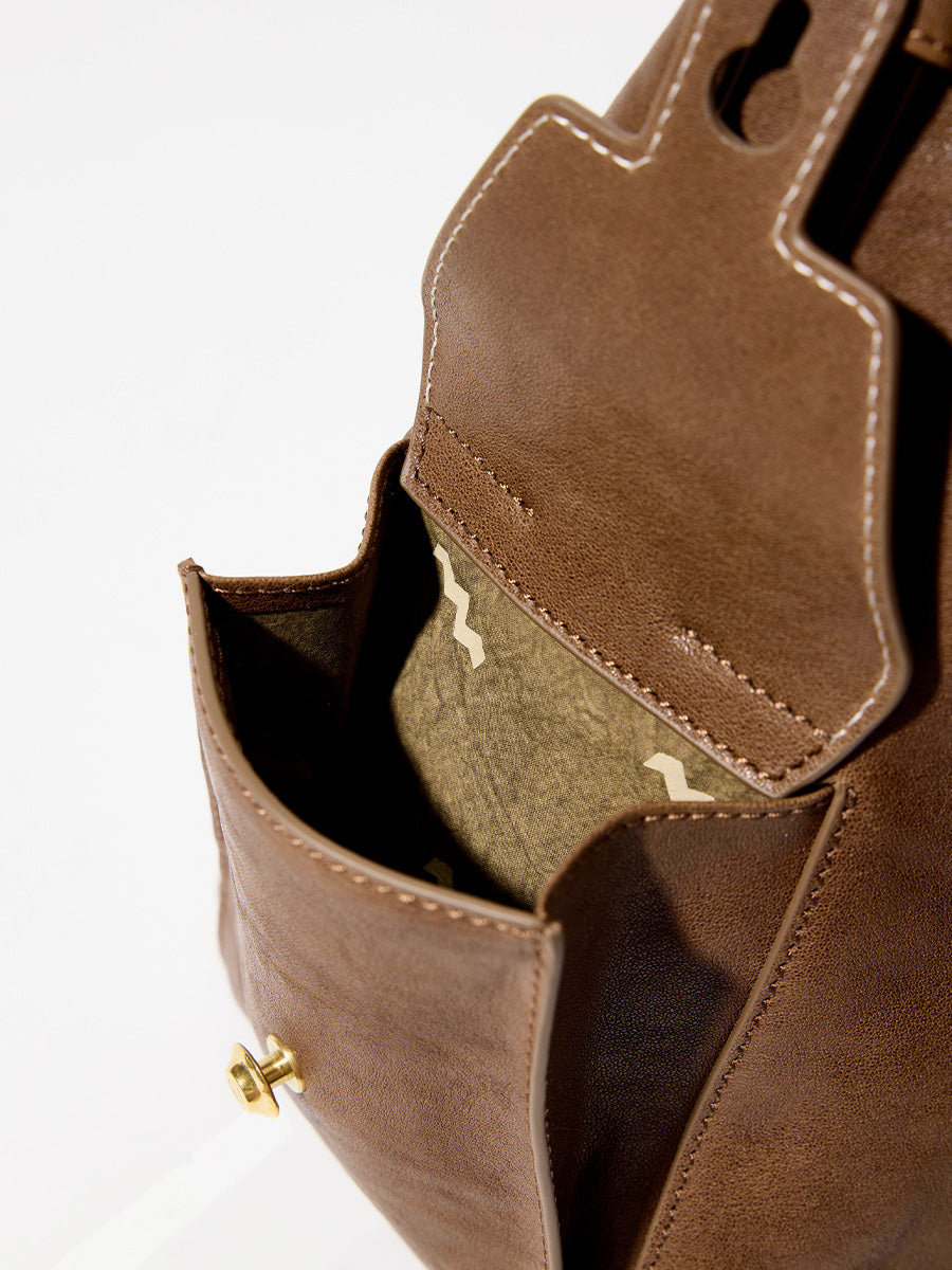 Loreva Large Hobo Çanta - Taba