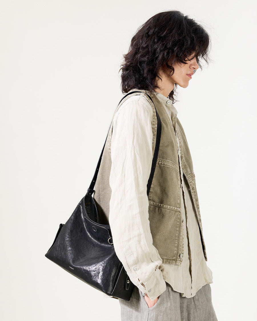 Loreva Large Hobo Çanta - Siyah