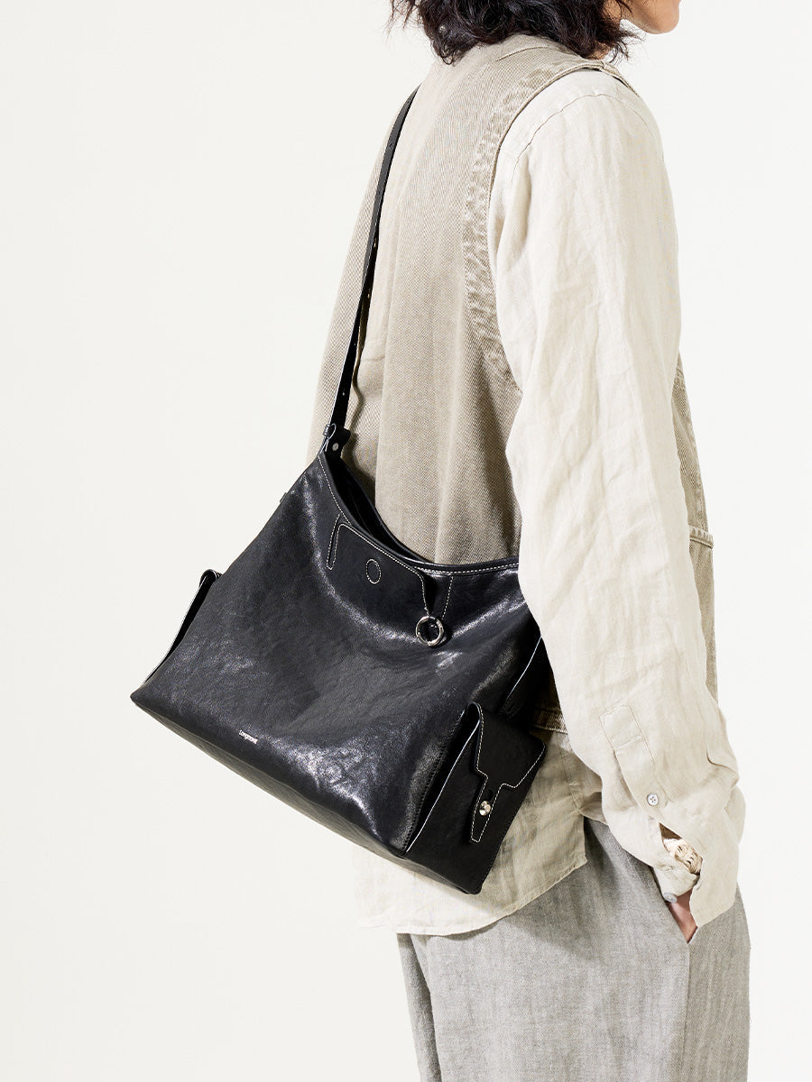 Loreva Large Hobo Çanta - Siyah