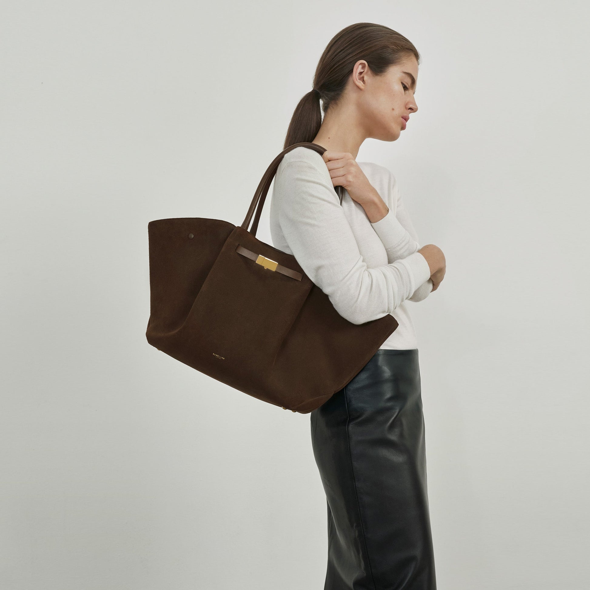 Milenne Tote Çanta - Kahverengi