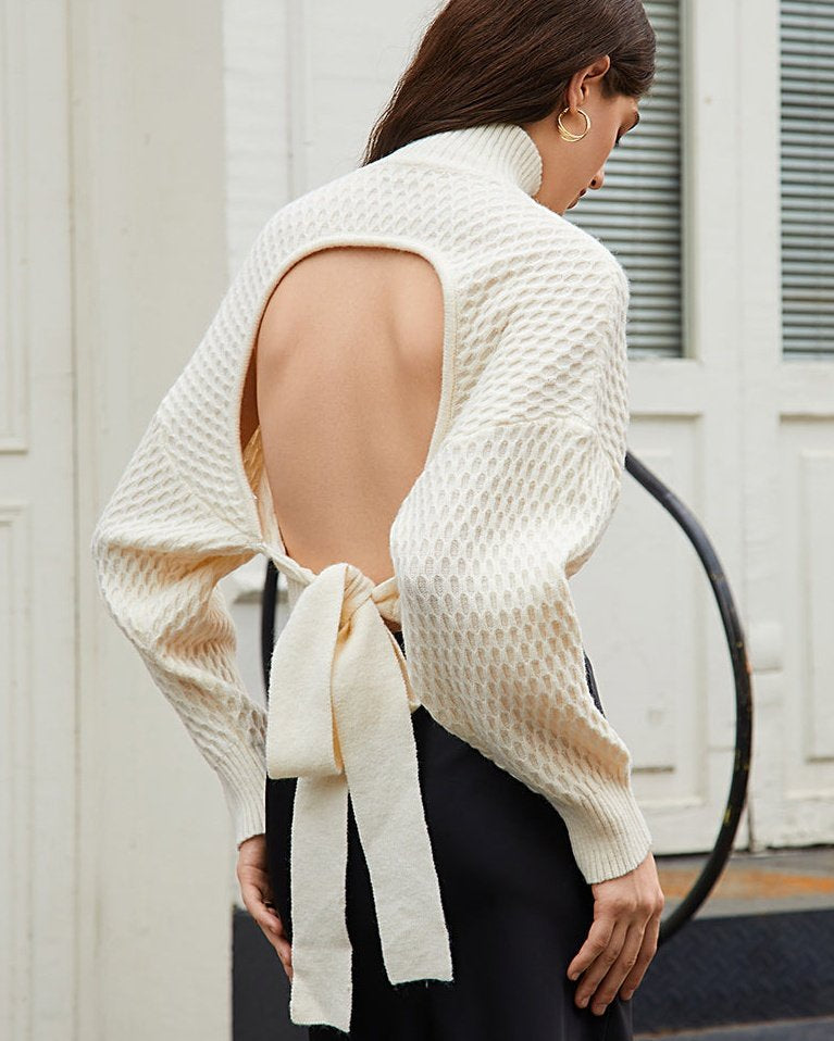 Olga Sırtı Açık Balıkçı Yaka Kazak