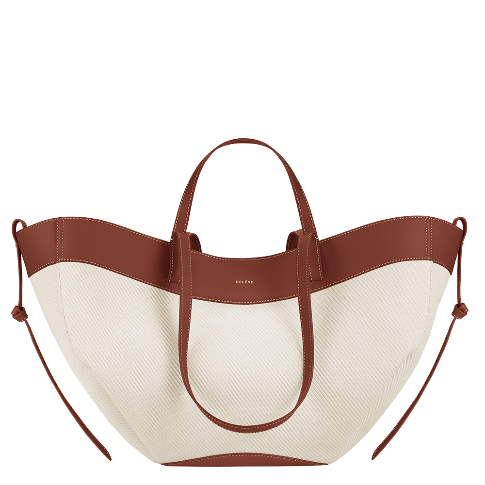 Cirelle Tote Çanta - Beyaz/Taba