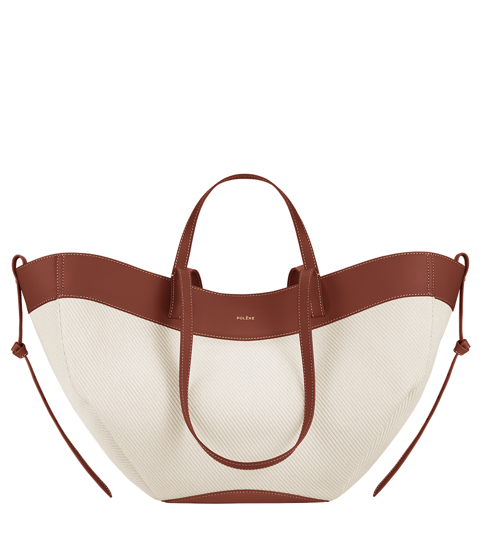Cirelle Tote Çanta - Beyaz/Taba