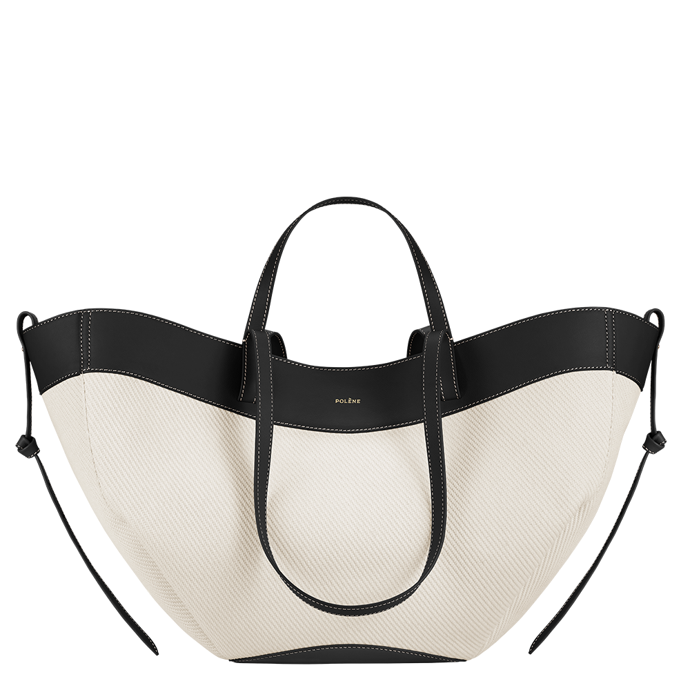 Cirelle Tote Çanta - Beyaz/Siyah