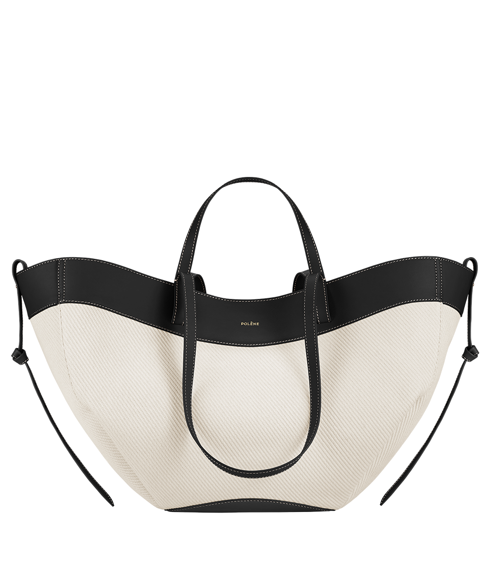 Cirelle Tote Çanta - Beyaz/Siyah