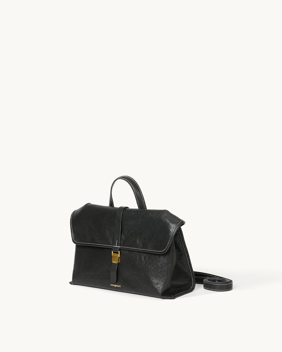 Marven Satchel Çanta - Siyah