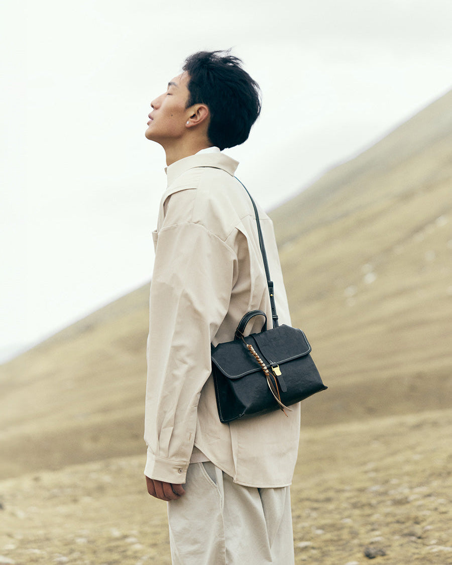 Marven Satchel Çanta - Siyah