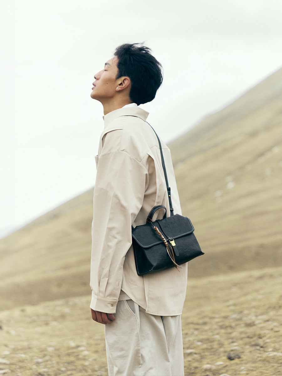 Marven Satchel Çanta - Siyah