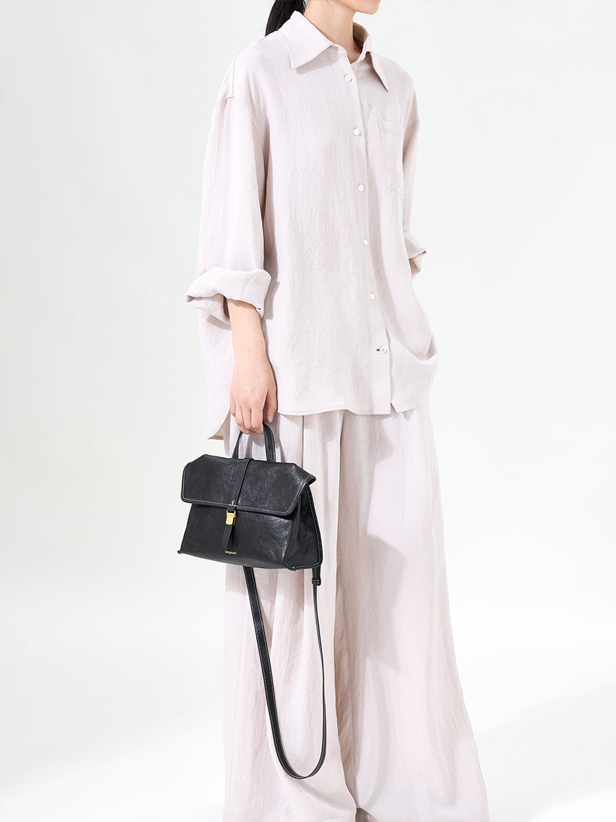 Marven Satchel Çanta - Siyah