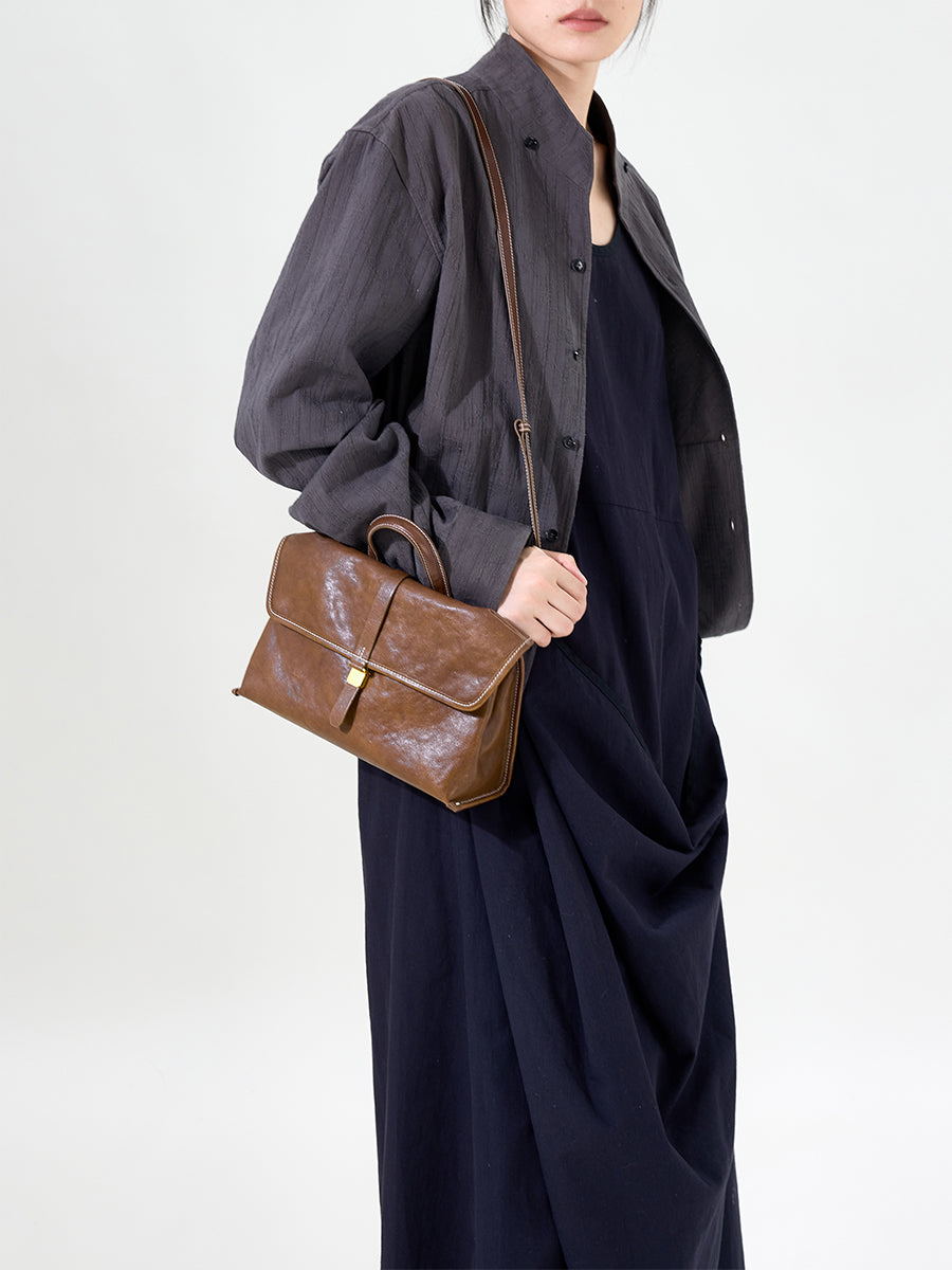 Marven Satchel Çanta - Taba