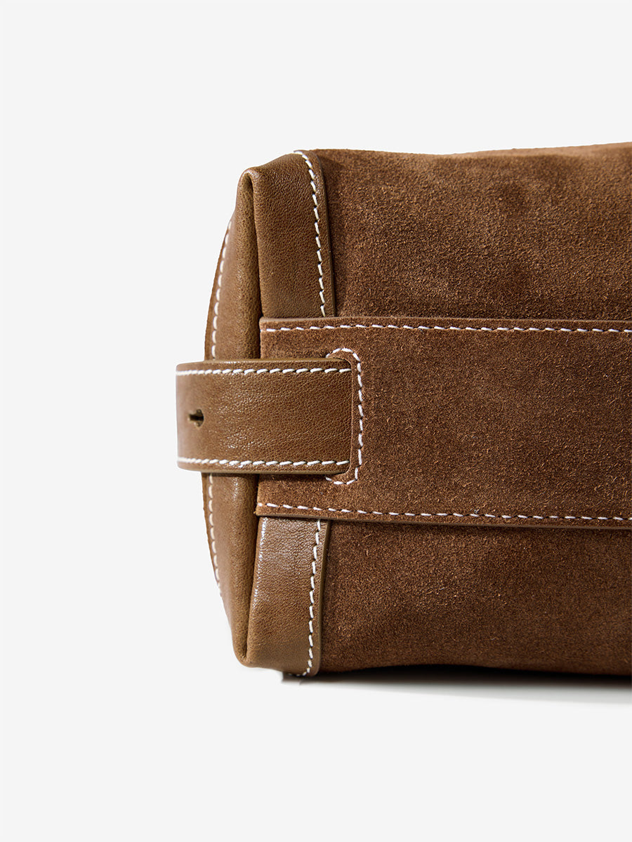 Loreva Small Hobo Çanta - Süet taba