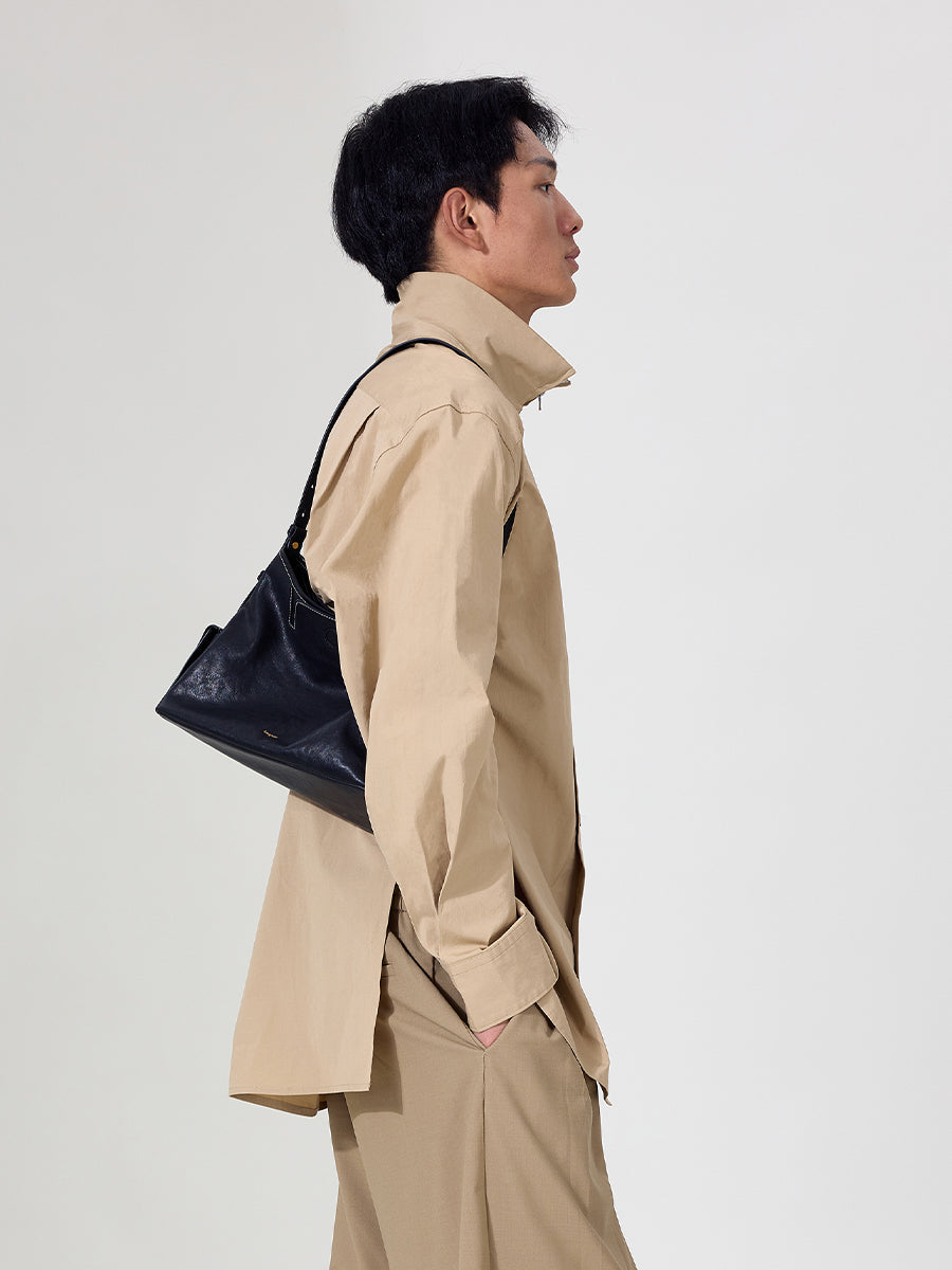 Loreva Medium Hobo Çanta - Siyah
