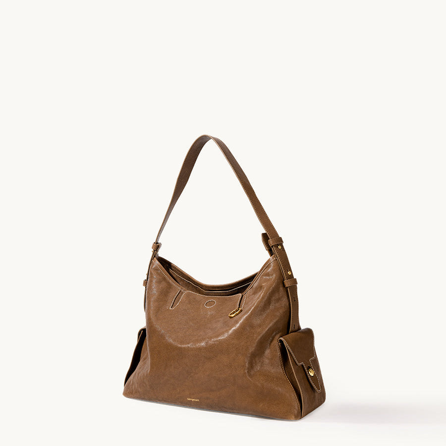 Loreva Medium Hobo Çanta - Taba
