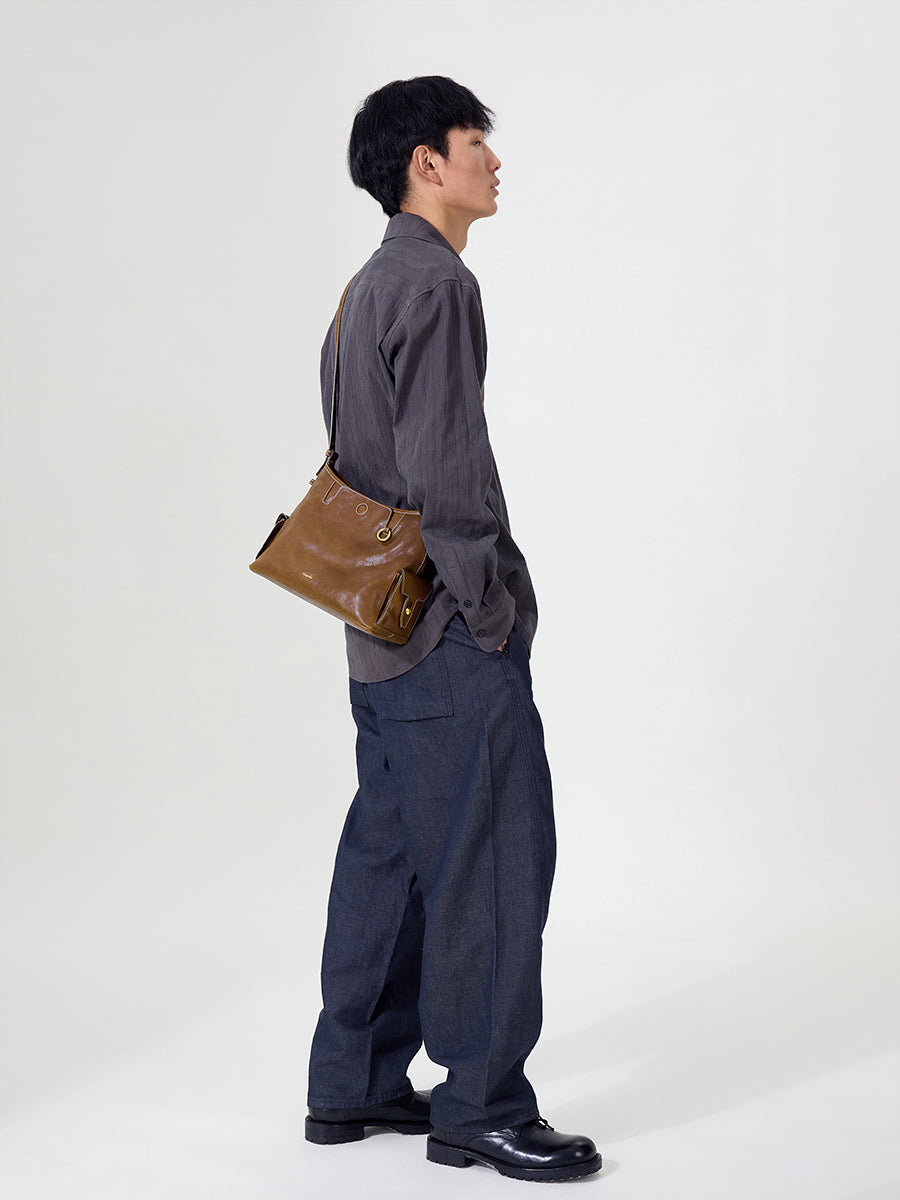 Loreva Medium Hobo Çanta - Taba