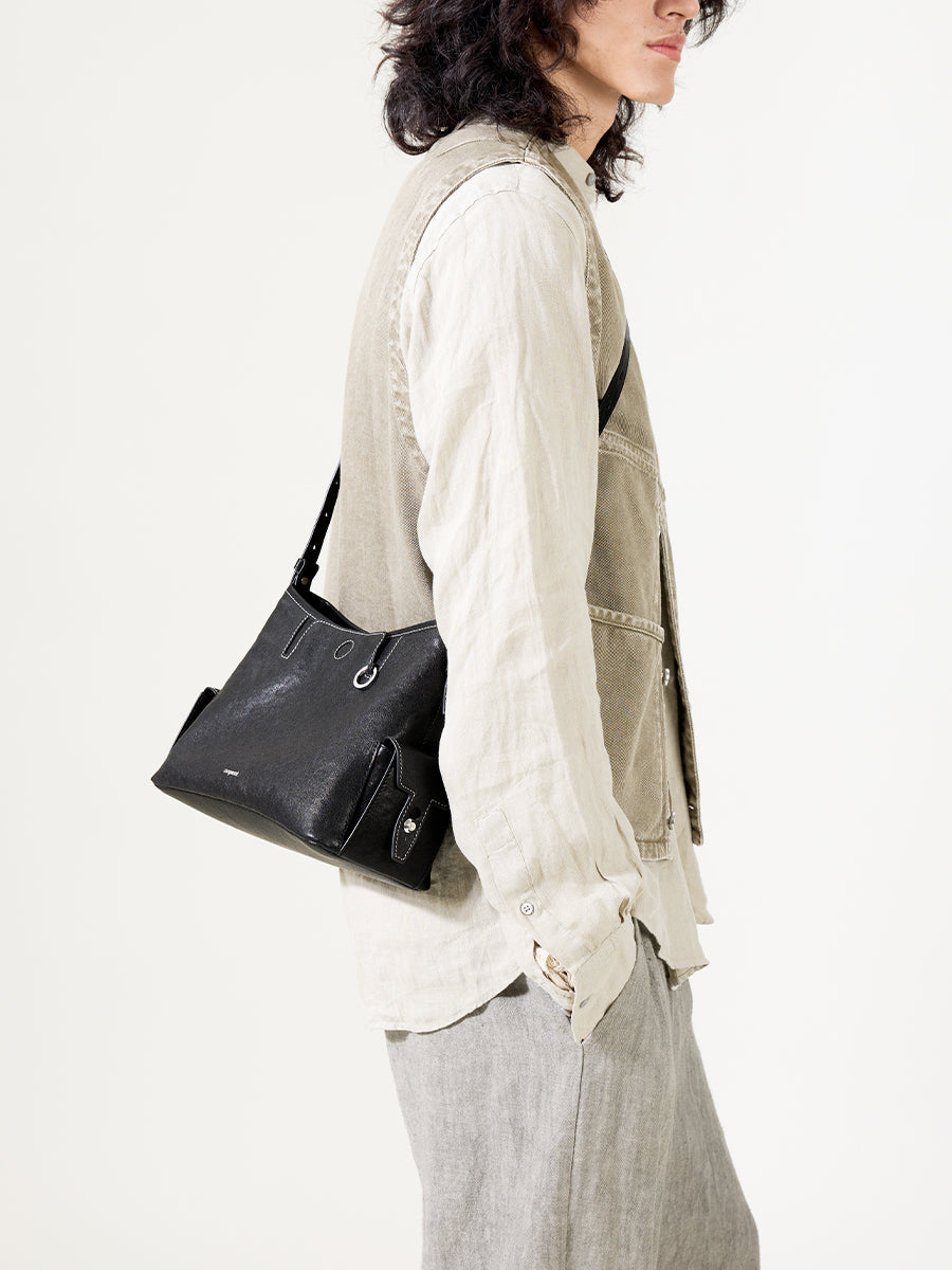 Loreva Medium Hobo Çanta - Siyah
