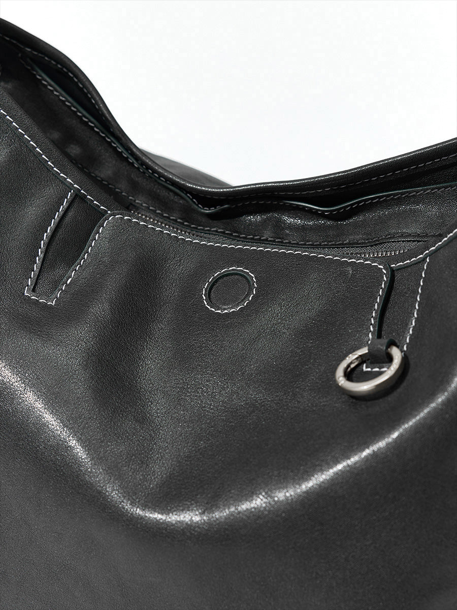 Loreva Medium Hobo Çanta - Siyah