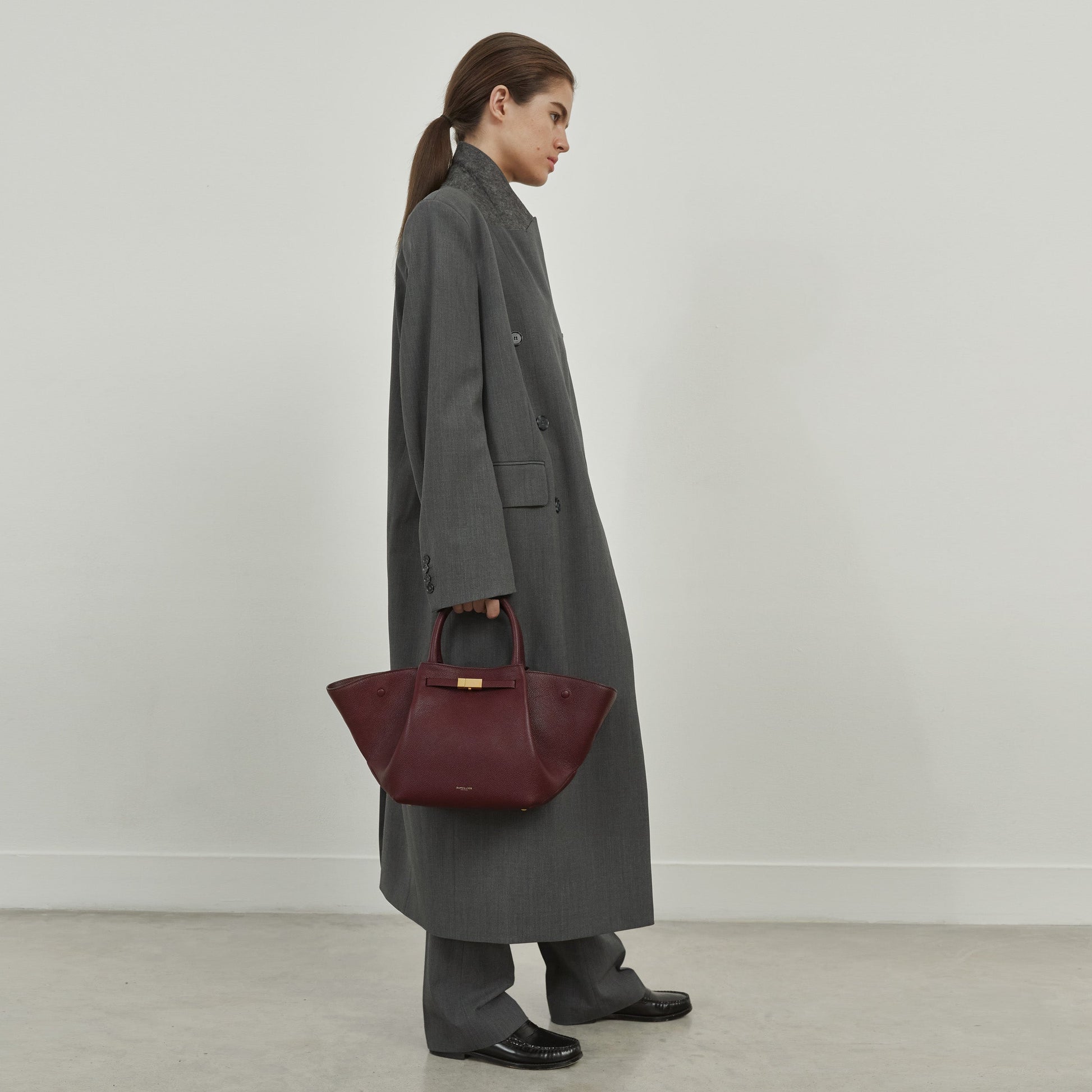 Milenne Small Tote Çanta - Bordo