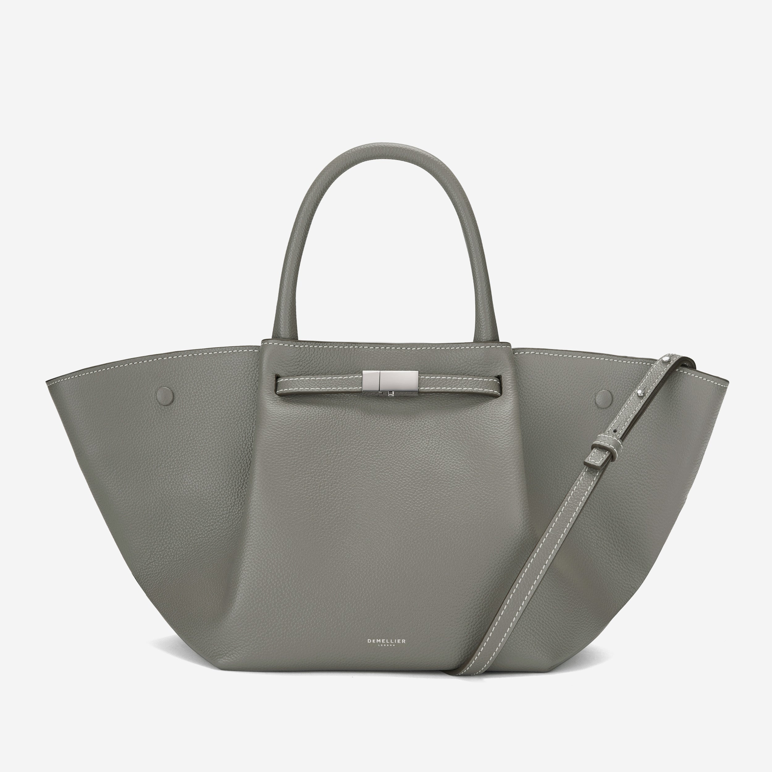 Milenne Small Tote Çanta - Taş gri
