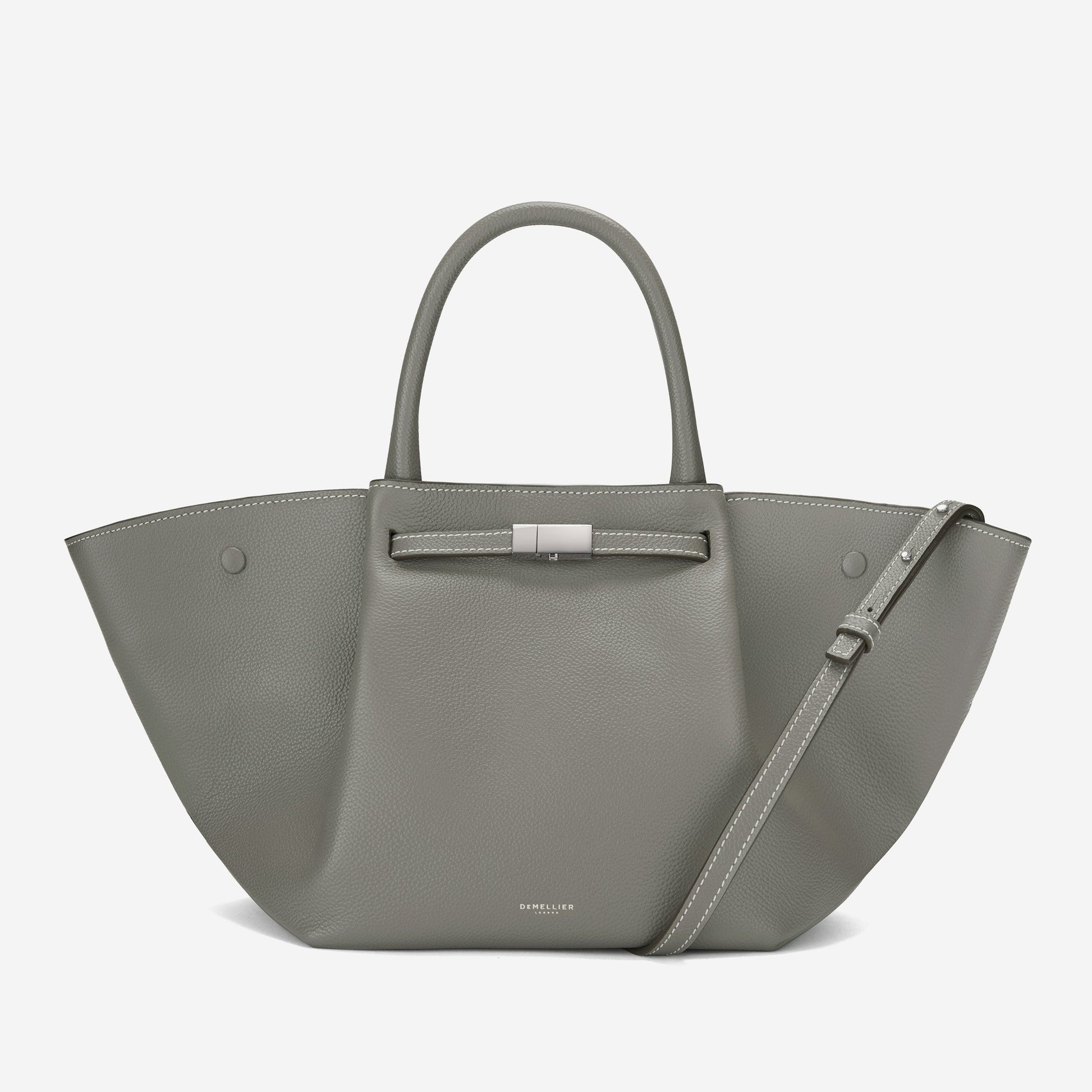 Milenne Small Tote Çanta - Taş gri