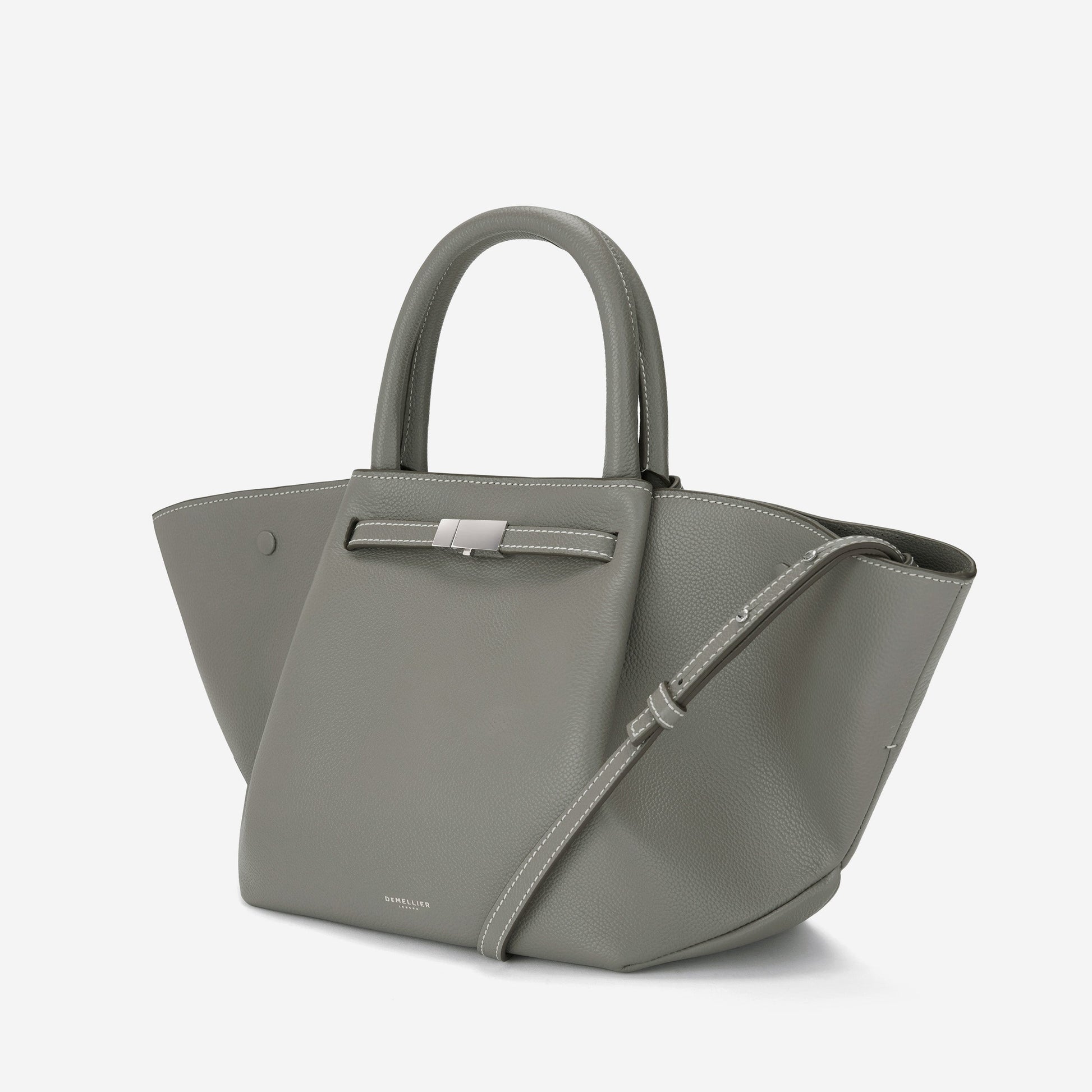 Milenne Small Tote Çanta - Taş gri