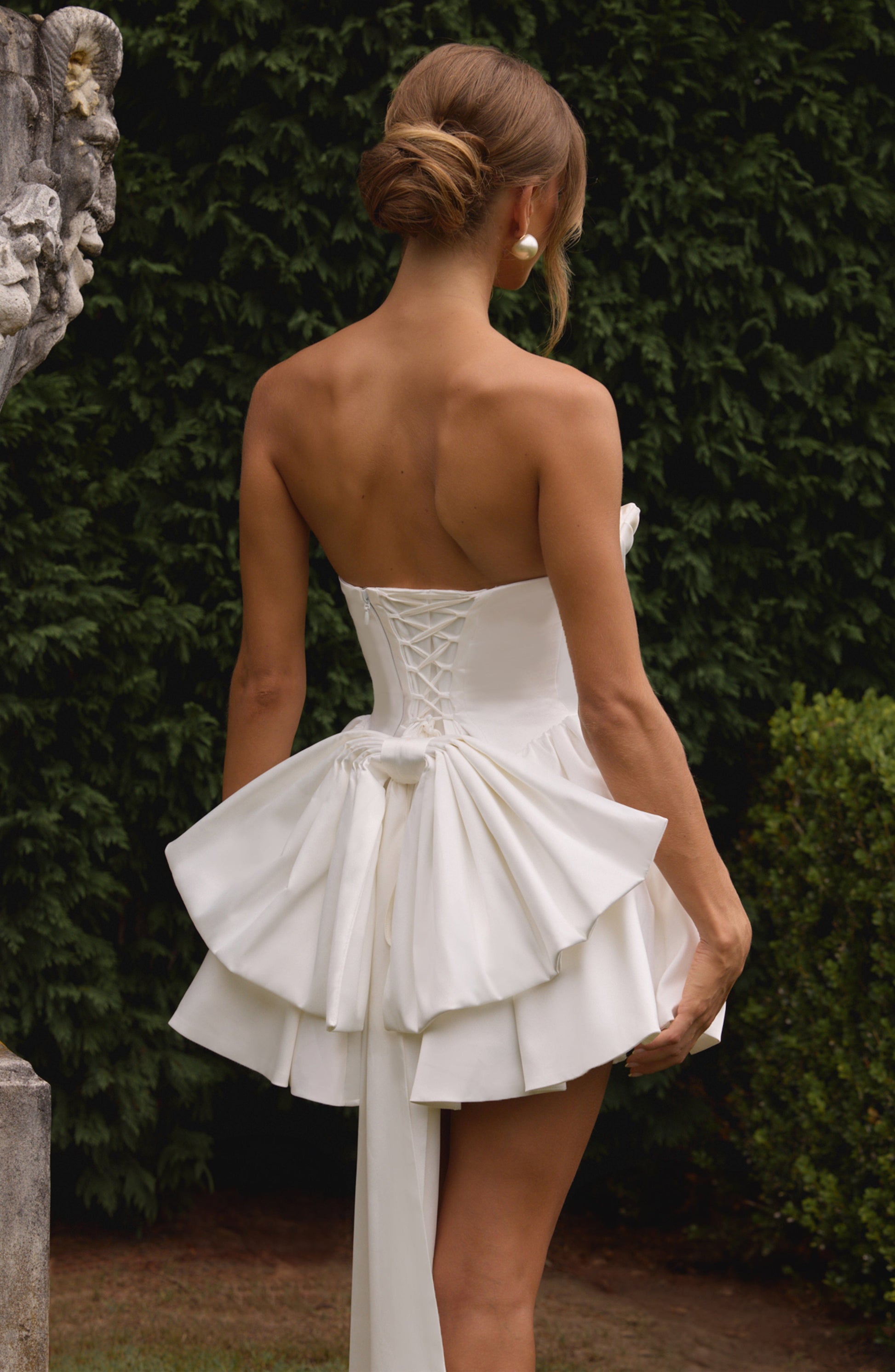 Trinity Mini Elbise - Ivory